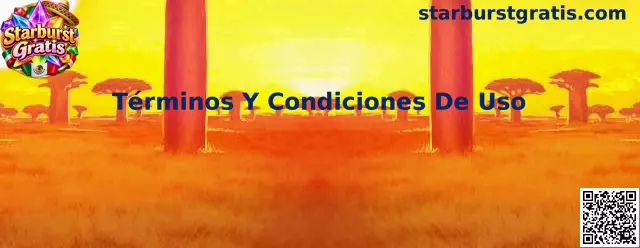 Guía de términos y condiciones de uso de Starburst Gratis