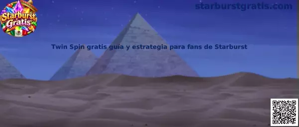 Imagen introductoria de Twin Spin gratis y su mecánica de carretes sincronizados para seguidores de Starburst